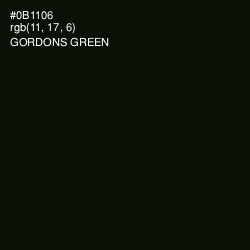 #0B1106 - Gordons Green Color Image
